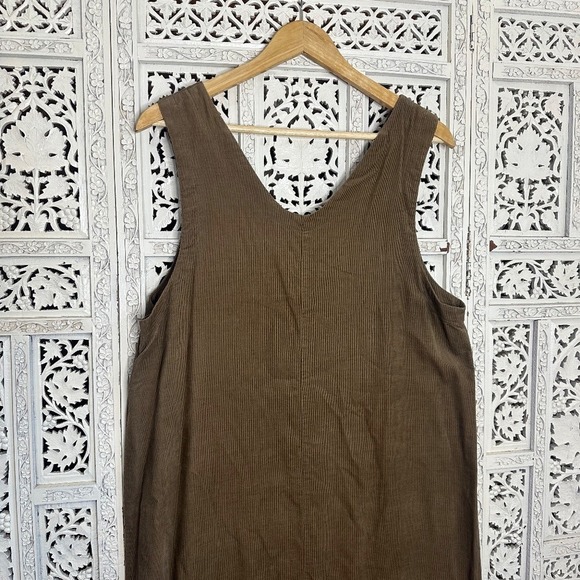 Vtg‎ Disney Catalog Winnie the Pooh Embroidered Micro Corduroy Sleeveless Dress - Picture 5 of 7